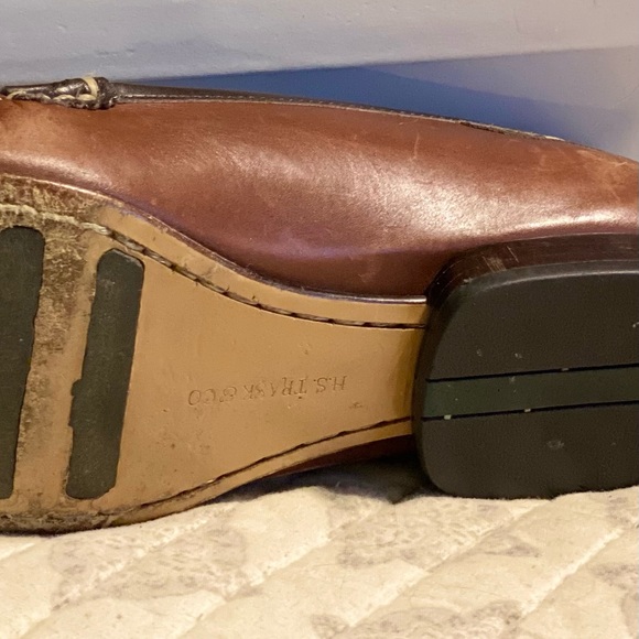 REDUCED! H.S. Trask & Co. 2-Tone Penny Loafers Brown 8.5 Medium - Picture 10 of 11